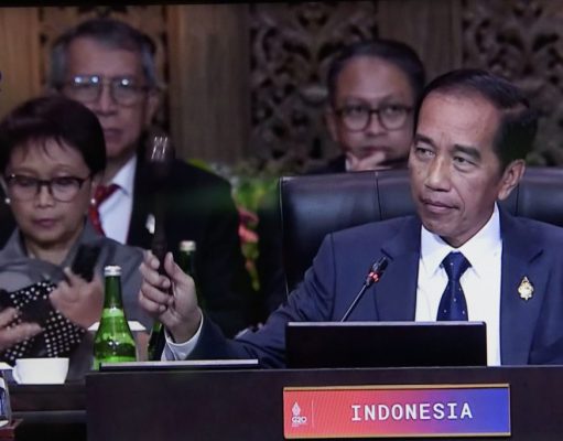 Membuka KTT G20, Presiden Jokowi Serukan Recover Together and Stronger