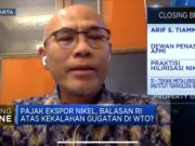 Arif S Tiammar Setuju Jika Ada Penerapan Pajak Ekspor Nikel