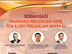Segera, 16 Januari APNI Gelar Zoom Meet Sosialisasi FOB & LHV Penjualan Bijih Nikel