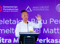 Menperin Resmikan Groundbreaking Smelter Nikel di Kalimantan Timur