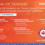 Training of Trainers (ToT) Asosiasi Penambang Nikel Indonesia (APNI).
