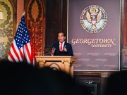 Presiden Jokowi: Kaya Mineral Kritis dan Green Energy, Indonesia dapat Menjadi Mitra AS Presiden Jokowi di Georgetown University