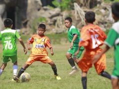 Tambah Jam Terbang, SSB Binaan Ceria Berlatih Tanding dengan SSB Hasanuddin Makassar