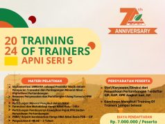 Rangkaian Acara HUT Ke-7 APNI Meriahkan Dunia Pertambangan Nikel TOT APNI