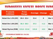 NPI dengan Transaksi FOB Naik US$2,3/dmt pada 11 Maret 2024 INPI 11 Maret 2024. Dok: APNI