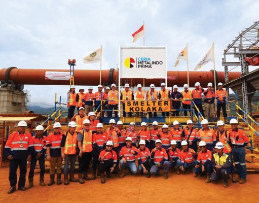 Dukung Investasi Smelter “Merah Putih”, Dirut Bank Mandiri Kunjungi Ceria PT Bank Mandiri Tbk melakukan kunjungan ke site PT Ceria Nugraha Indotama di Kecamatan Wolo, Kabupaten Kolaka, Sulawesi Tenggara pada Jumat, (8/3/2024). (Dok. Ceria Group)
