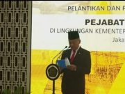 Pesan Menteri ESDM kepada Pejabat Baru agar Berkinerja Baik