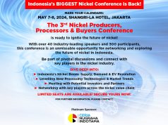 The 3rd Nickel Producers, Processors & Buyers Conference Hadirkan Lebih Banyak CEO dan Pelaku Tambang Nikel The 3rd Nickel Producers, Processors & Buyers Conference