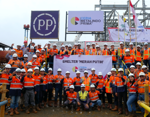Bank Mandiri, Sulselbar, BJB dan Hatch Apresiasi Kemajuan Smelter ‘Merah Putih’ Ceria Bank Mandiri, Sulselbar, BJB dan Hatch Apresiasi Kemajuan Smelter 'Merah Putih' Ceria. (Dok. PT Ceria Nugraha Indotama)