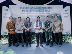 SUCOFINDO Resmikan Laboratorium Site Buli, Dukung Realisasi Pengembangan Ekonomi Halmahera Timur PT SUCOFINDO meresmikan laboratorium PT SUCOFINDO Site Buli di Kabupaten Halmahera Timur, Maluku Utara. (Dok. PT SUCOFINDO)