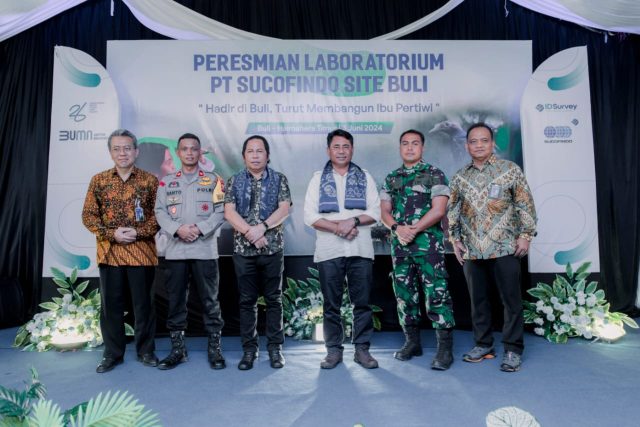 PT SUCOFINDO meresmikan laboratorium PT SUCOFINDO Site Buli di Kabupaten Halmahera Timur, Maluku Utara. (Dok. PT SUCOFINDO) PT SUCOFINDO meresmikan laboratorium PT SUCOFINDO Site Buli di Kabupaten Halmahera Timur, Maluku Utara. (Dok. PT SUCOFINDO)