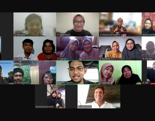Nickel Industries Apresiasi 10 Penerima Beasiswa di Universitas Hasanuddin Nickle Industri dalam zoom meeting bersama penerima beasiswa ke Universitas Hasanuddin Makassar. (Dok. Hengjaya Mineralindo)