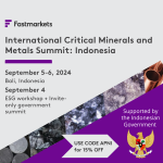 APNI – International Critical Minerals and Metals Summit Indonesia Instagram Post)