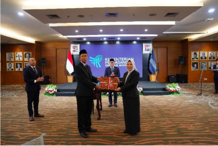 Dr. Ir. Kasan, M.M. dilantik sebagai Kepala Badan Pengawas Perdagangan Berjangka Komoditi (Bappebti). (Dok. Kemendag)