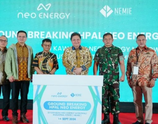 Airlangga: Smelter HPAL Neo Energy Diharapkan Mendukung Transisi Energi