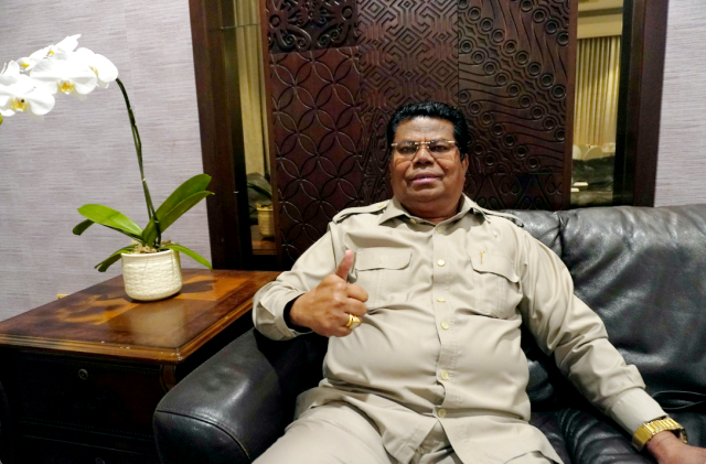 Direktur Utama PT Adhi Kartiko Pratama, Ense Da Cunha Solapung. (Foto: Lili Handayani/nikel.co.id)