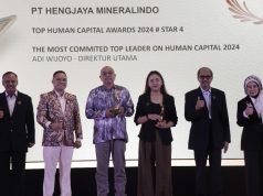 Hengjaya Mineralindo Berhasil Sabet 2 Penghargaan dalam Top Human Capital Awards 2024 PT Hengjaya Mineralindo berhasil memperoleh dua penghargaan Top Human Capital. (Dok. PT Hengjaya Mineralindo)