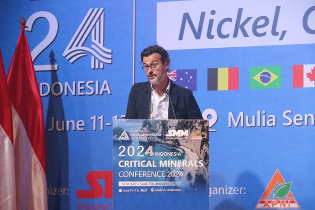 CEO Eramet Indonesia, Jerome Baudelet. (Dok. APNI)