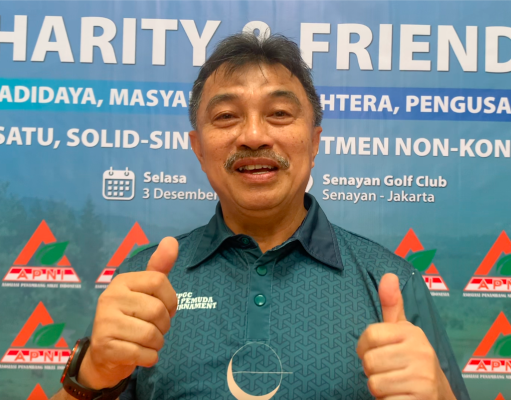 Abdul Haris Bobihoe: APNI Charity & Friendly Golf Luar Biasa Sekertaris Dewan Pimpinan Daerah (DPD) Gerindra Provinsi Jawa Barat, Abdul Haris Bobihoe. (Foto: Lili Handayani/nikel.co.id)