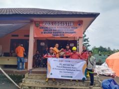 Antam Kirim Bantuan Kemanusiaan Bencana Banjir dan Longsor Sukabumi