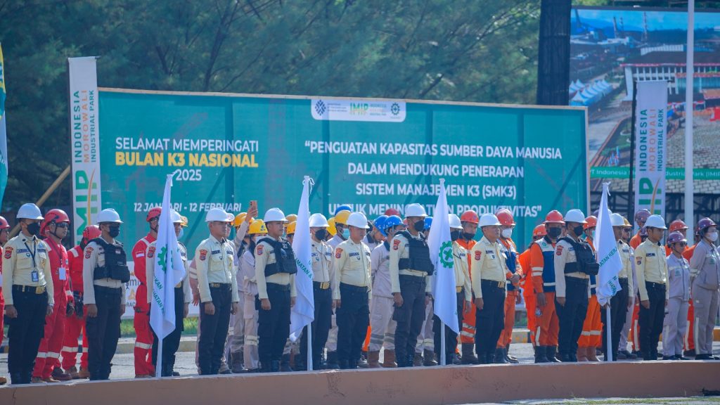 PT IMIP Gelar Apel Akbar Peringatan Bulan K3 Nasional 2025 | Media ...