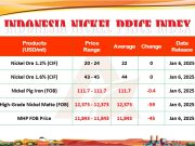 Awali Tahun Baru: Harga Bijih Nikel Tetap, Lainnya Turun Indonesia Nickel Price Index (INPI). (Dok. APNI)