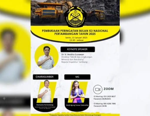 Bulan K3 2025, Dirtekling Minerba: Menjaga Keselamatan Kerja tetap Jadi Perhatian Utama