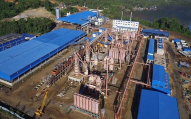 smelter NPI perusahaan yang sedang dibangun PT COR Industries Indonesia (PT CORII) di Morowali Utara, Sulawesi Tengah. (Dok. Central Omega Resouces/ DKFT) smelter NPI perusahaan yang sedang dibangun PT COR Industries Indonesia (PT CORII) di Morowali Utara, Sulawesi Tengah. (Dok. Central Omega Resouces/ DKFT)