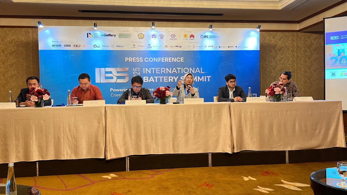 Press Confrence International Battery Summit (IBS). (Dok.MNI)