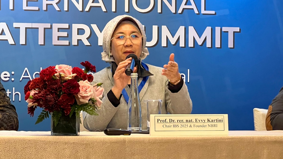Ketua IBS 2025 sekaligus Pendiri NBRI, Prof. Dr. rer. nat. Evvy Kartini. (Dok.MNI)