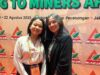 Peserta TTM APNI 2025: Pelatihan Ini Membuka Wawasan Baru di Industri Tambang Perwakilan dari PT Ceria, Senior Business Development, Stevani Luciana (Kanan) bersama rekan. (Dok.MNI)