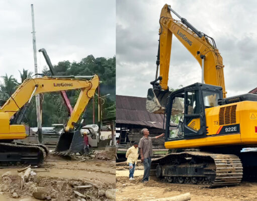 Ekskavator LiuGong Membuka Jalan Harapan di Tengah Lumpur Bencana Sumatra