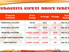 APNI Rilis Harga Nikel per 15 Desember 2025: Pasar Stabil, Tekanan Global Masih Terasa