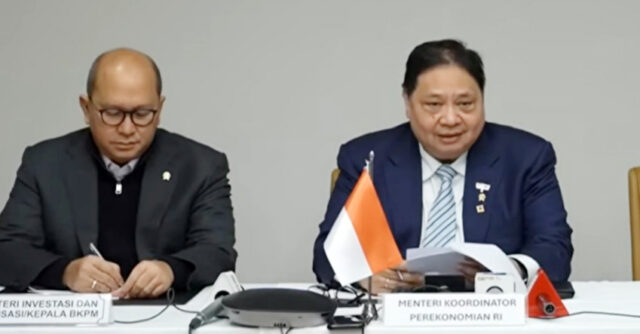 Meninhil dan Menko Airlangga