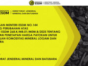 Pemerintah Ubah Formula Harga Patokan Mineral dan Batu Bara, Berlaku 15 April 2026