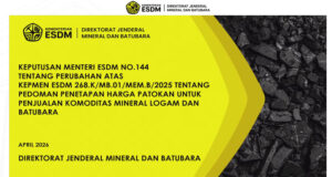 Pemerintah Ubah Formula Harga Patokan Mineral dan Batu Bara, Berlaku 15 April 2026
