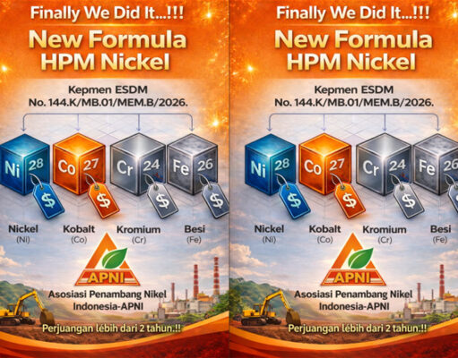 APNI: Kepmen ESDM 144/2026 Perkuat Transparansi Harga di Tengah Reli Nikel Global
