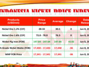 INPI 8 Juni 2026: Bijih Nikel Stabil, NPI Melemah Tipis, HGNM, dan MHP Naik