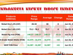 INPI 22 Juni 2026: Harga NPI Menguat, Bijih Nikel Stabil