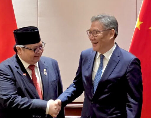 Mendag China & Menko Airlangga Bahas Perdagangan, Investasi, dan Penguatan Hilirisasi