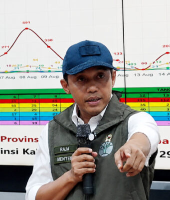 Menhut Raja Juli Perkuat Pengendalian Karhutla Jelang Puncak El Nino September