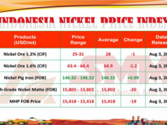 INPI Pekan Ini: Bijih Nikel Melemah, NPI Menguat Tipis, Produk Hilir Masih Tertekan