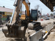 IMIP Benahi 9 Km Drainase Trans Sulawesi, 3.200 U-ditch terpasang di Bahodopi