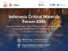 Indonesia Critical Minerals Forum 2026 Digelar di London, Bahas Peluang Mineral Kritis Indonesia