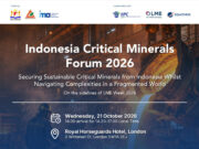 Indonesia Critical Minerals Forum 2026 Digelar di London, Bahas Peluang Mineral Kritis Indonesia