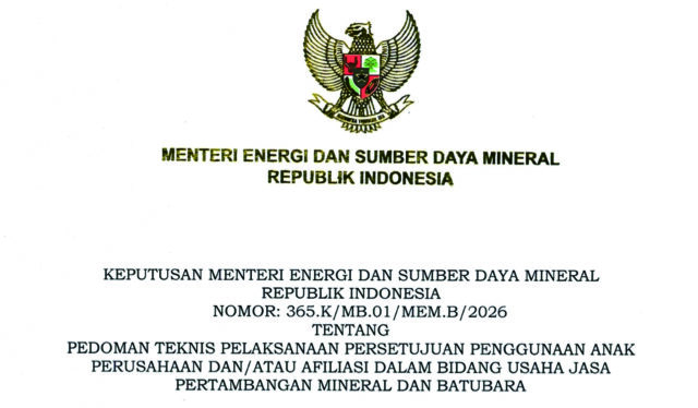 Kepmen ESDM 365 2026